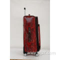 PU Leather 360 Degree Wheels Trolley Luggage